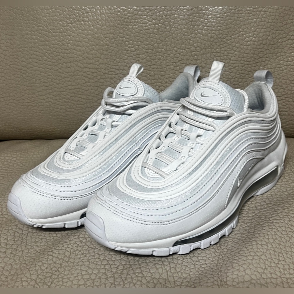 Nike White Air Max 97 Premium Sneakers